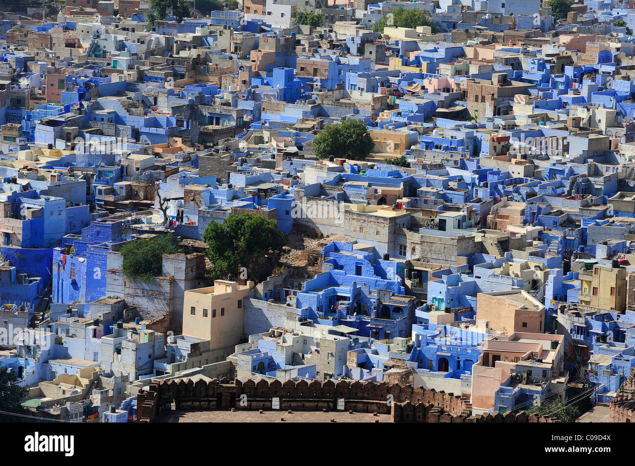 Brahmapuri, Blue City, settlement of Brahmins, district of Jodhpur, Rajasthan, India, Asia Stock Photo