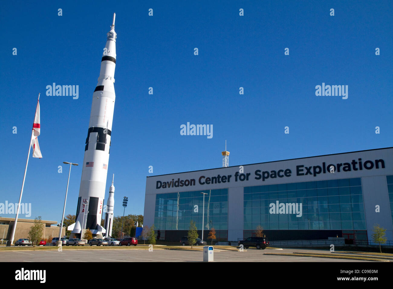 Saturn V mock-up at the Davidson Center for Space Exploration at the U ...