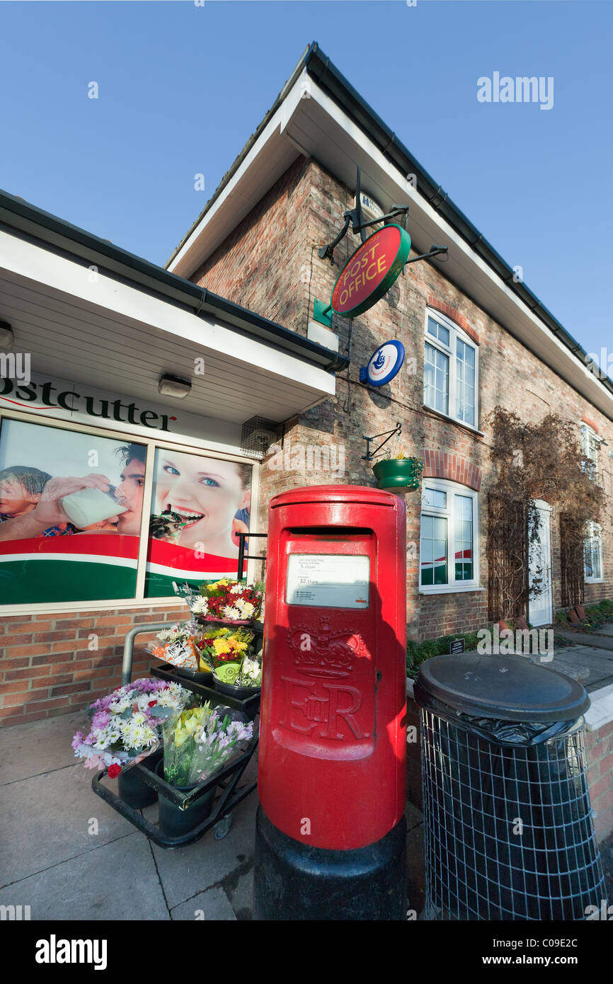 Village convenience store and post office. Stock Photo