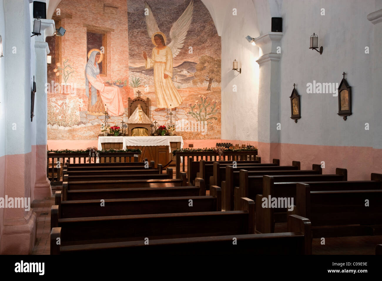 Our Lady of Loreto Chapel, Presidio La Bahia Stock Photo