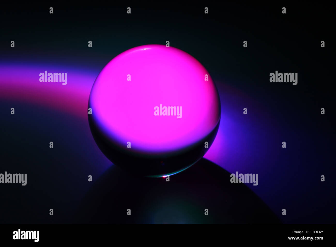 purple Crystal Ball for background Stock Photo - Alamy