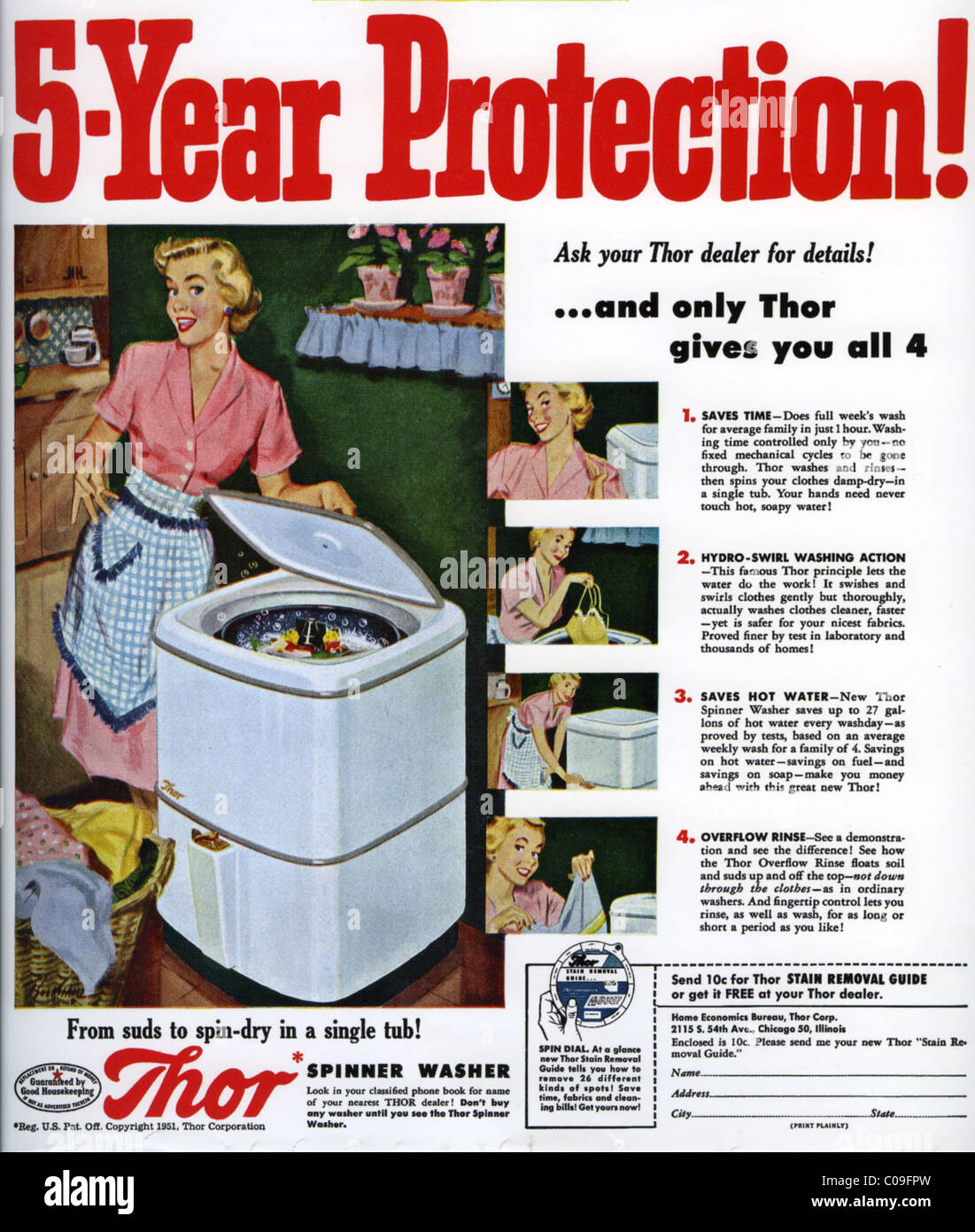 1920 OLD MAGAZINE PRINT AD, MAYTAG CABINET ELECTRIC WASHER