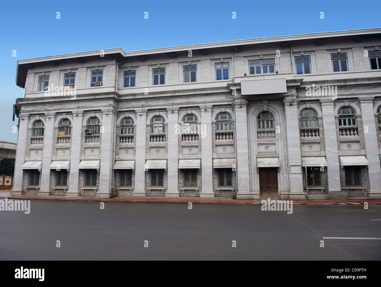 Facade of a building, Bangalore, Karnataka, India Stock Photo