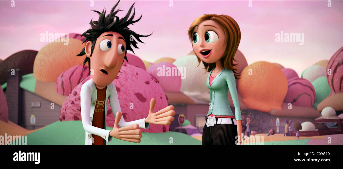 Flint Lockwood Cloudy Chance Meatballs High Resolution Stock