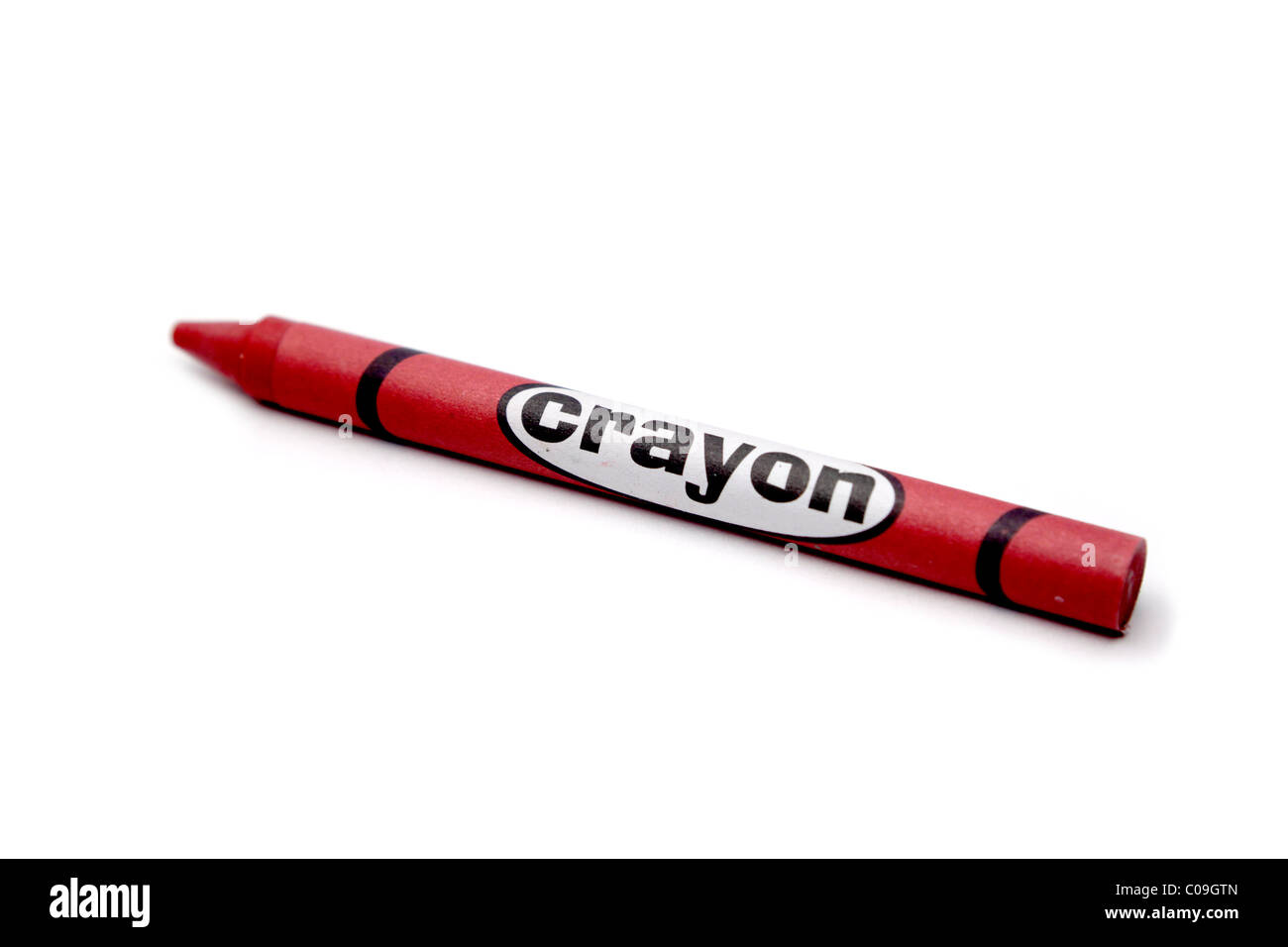 Afraid pink crayons in character shape Royalty Free Vector