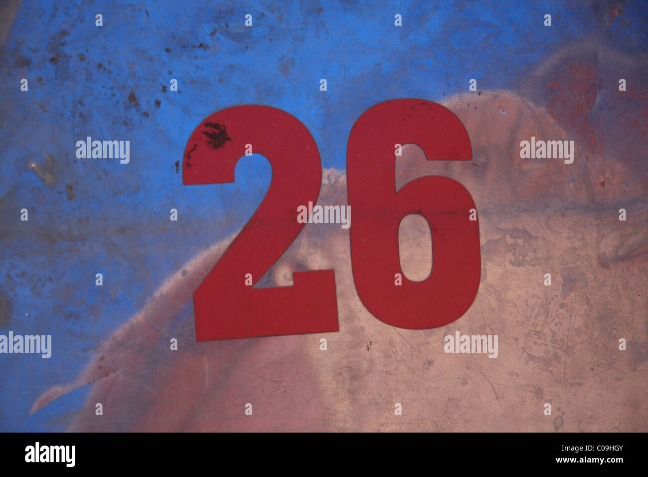 Number 26 street sign hi-res stock photography and images - Alamy