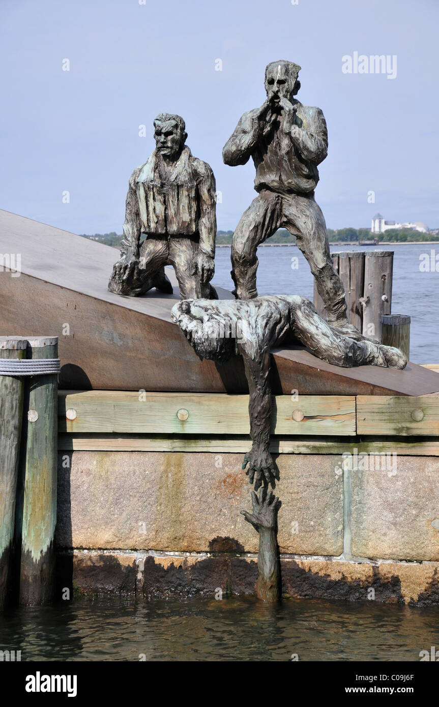 American Merchant Mariners' Memorial, Battery Park, Financial District, New York City, New York, USA, United States of America Stock Photo