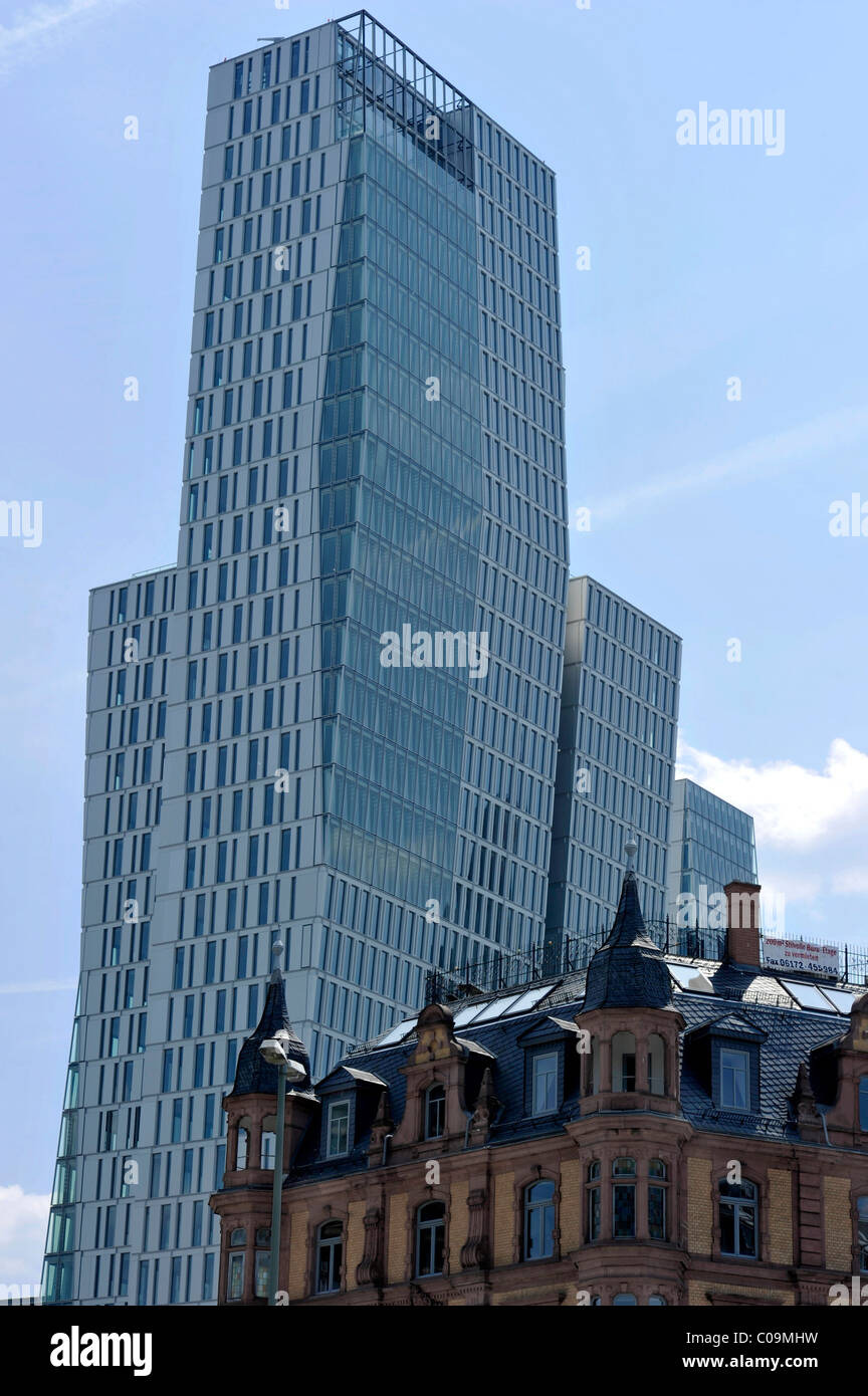 Palais Quartier skyscraper, Zeil, Frankfurt am Main, Hesse, Germany, Europe Stock Photo