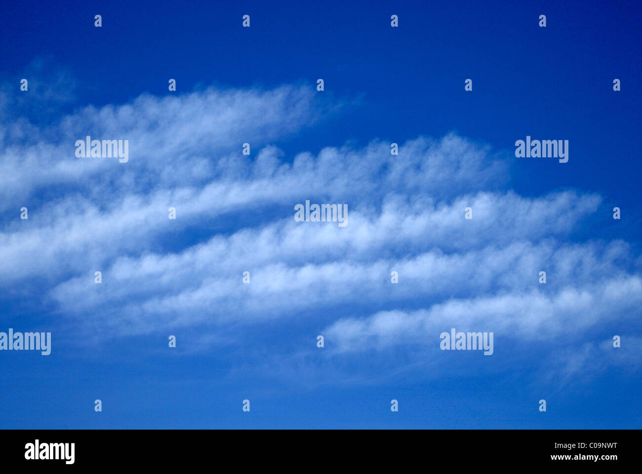 Cirrus clouds (Cirrocumulus) Stock Photo