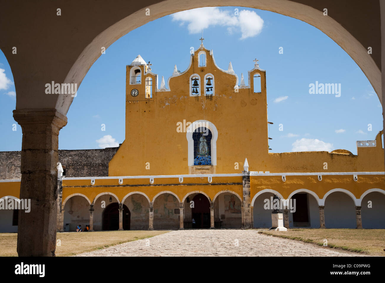 San Antonio de Padua Convent, Izamal, Yucatan, Mexico Stock Photo