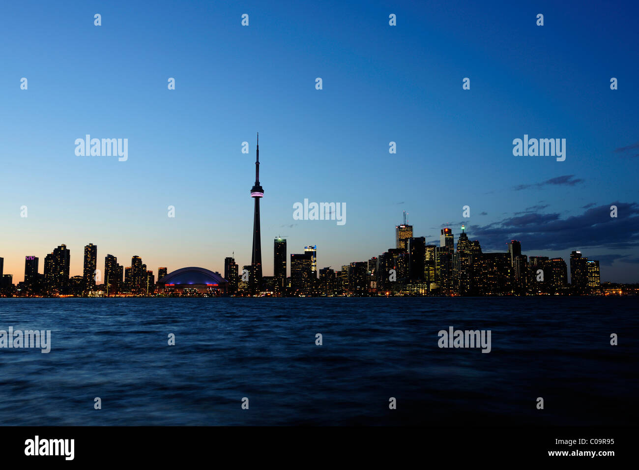 Skyline of Toronto, Ontario, Canada Stock Photo