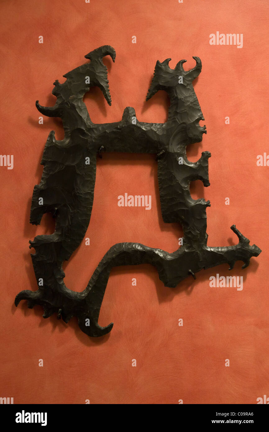 El Palmar, Mayan eccentric flint (obsidian) with human faces found in