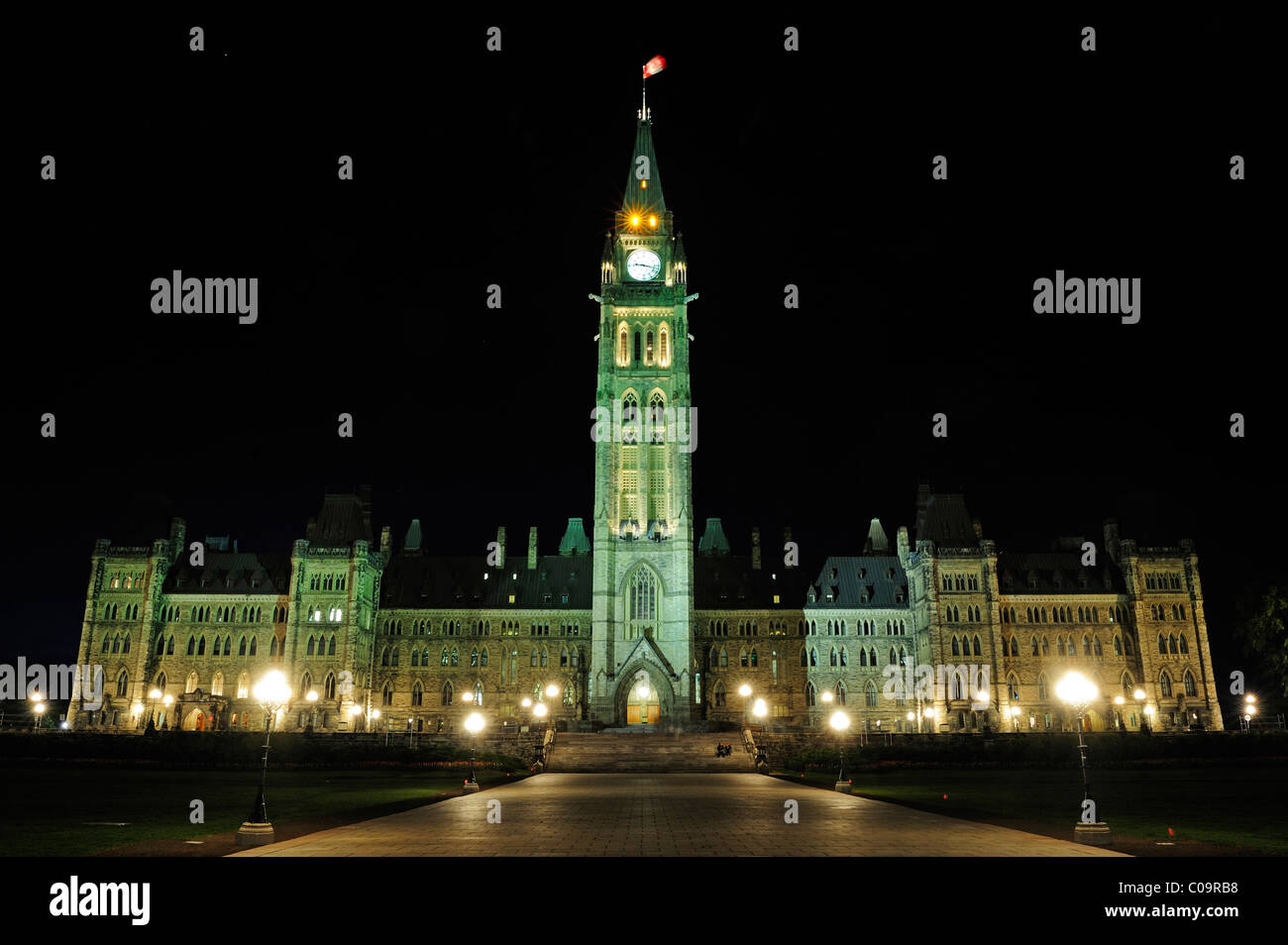 The government buildings in Ottawa, Ontario, Canada Stock Photo