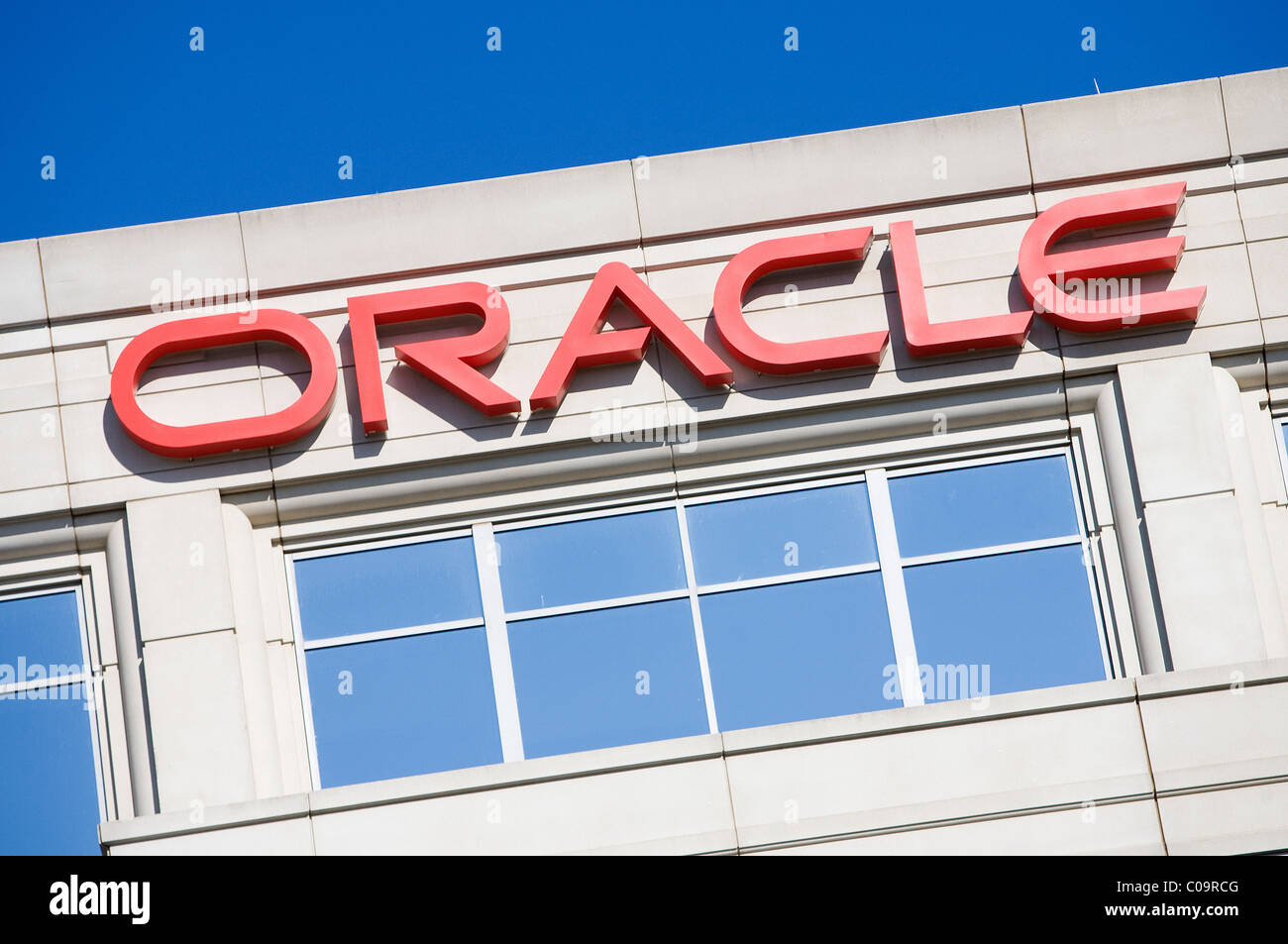 A Oracle office building complex.  Stock Photo