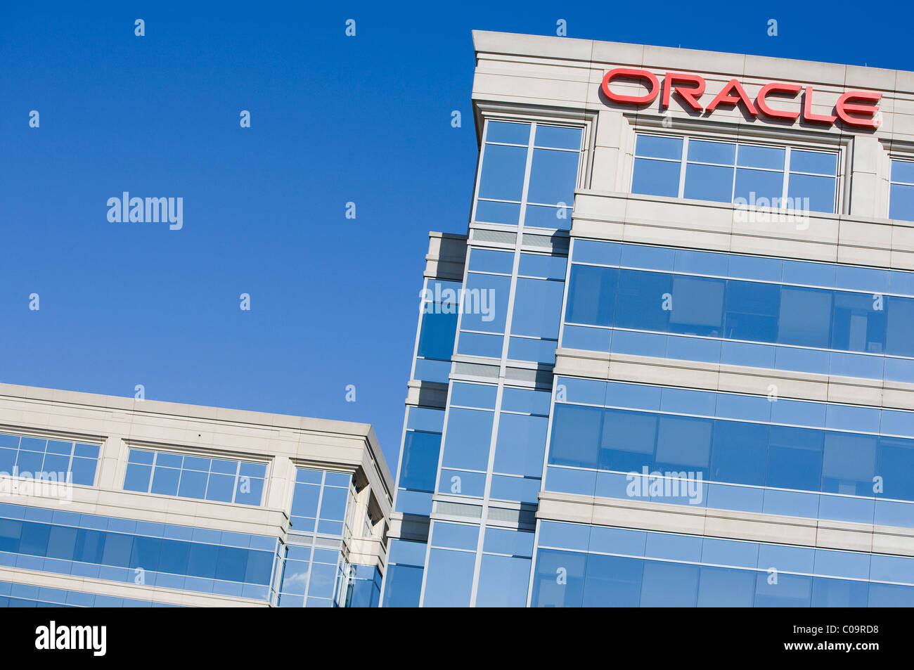 A Oracle office building complex Stock Photo - Alamy