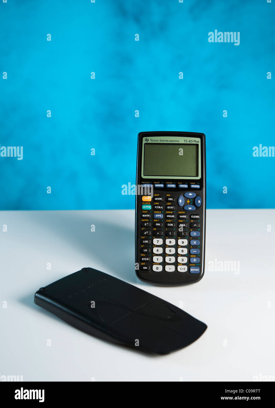 Texas Instruments Graphing Calculator Stock Photo