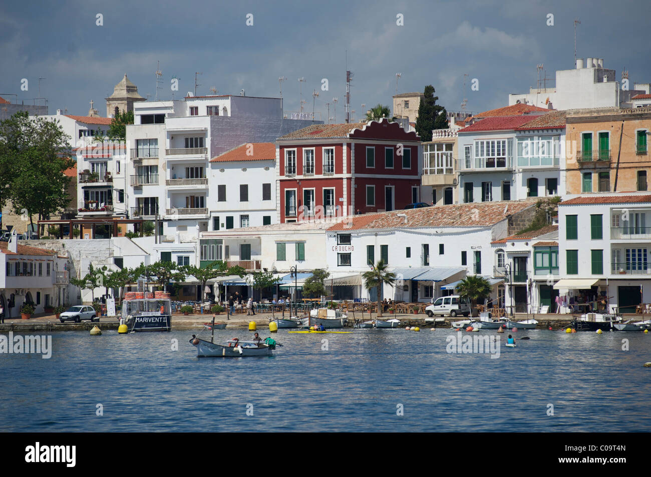 Port of Es Castell, Menorca, Balearic Islands, Spain, Europe Stock Photo