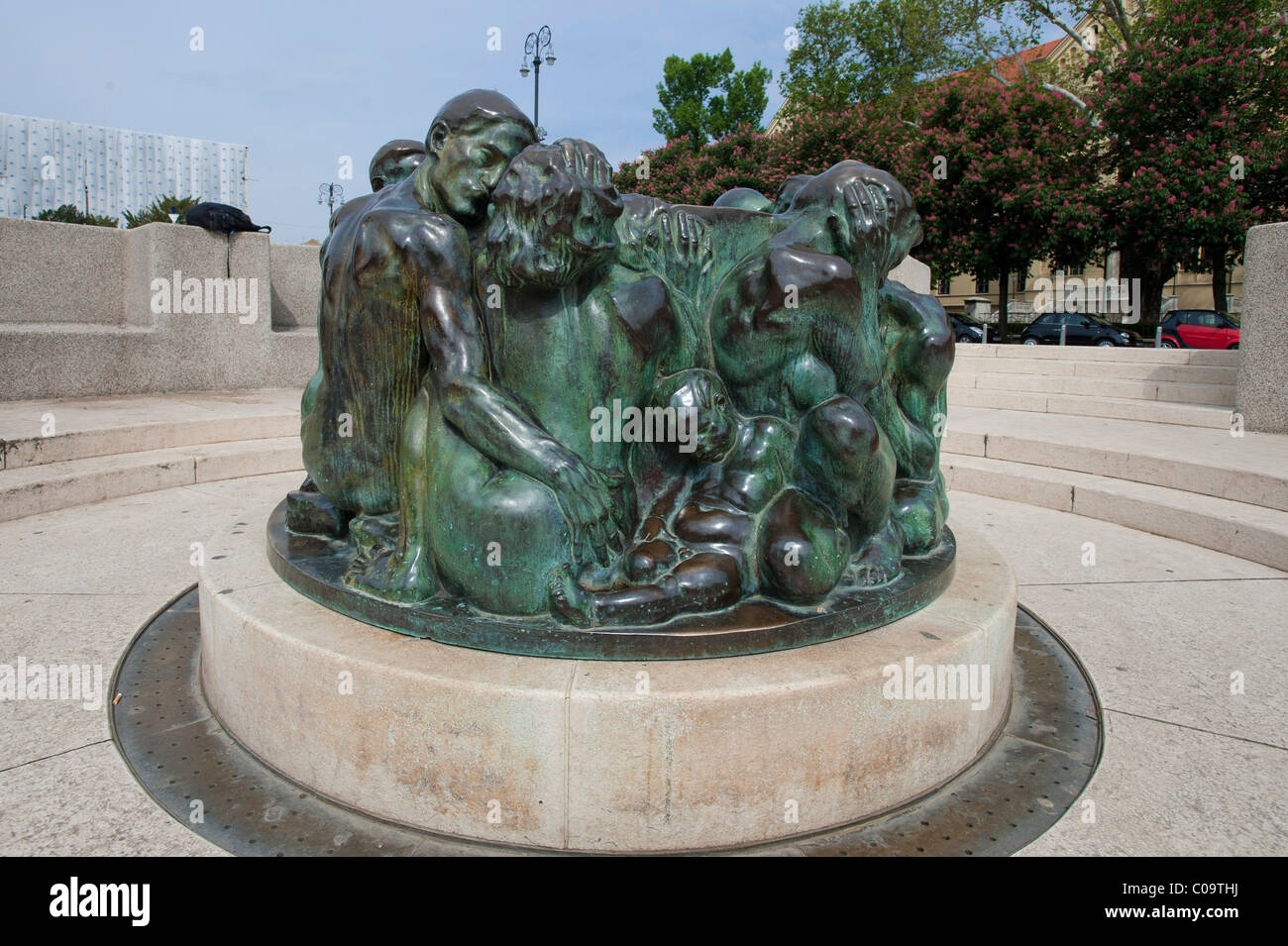 Fountain of Life, Zagreb, Croatia, Europe Stock Photo