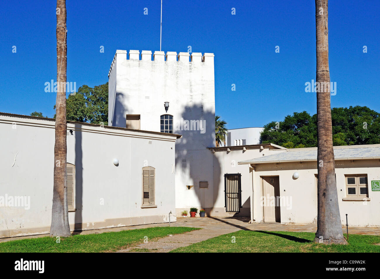 Alte Feste fortress from 1890 of the German colonial forces under Captain Curt von François in German South West Africa, Stock Photo