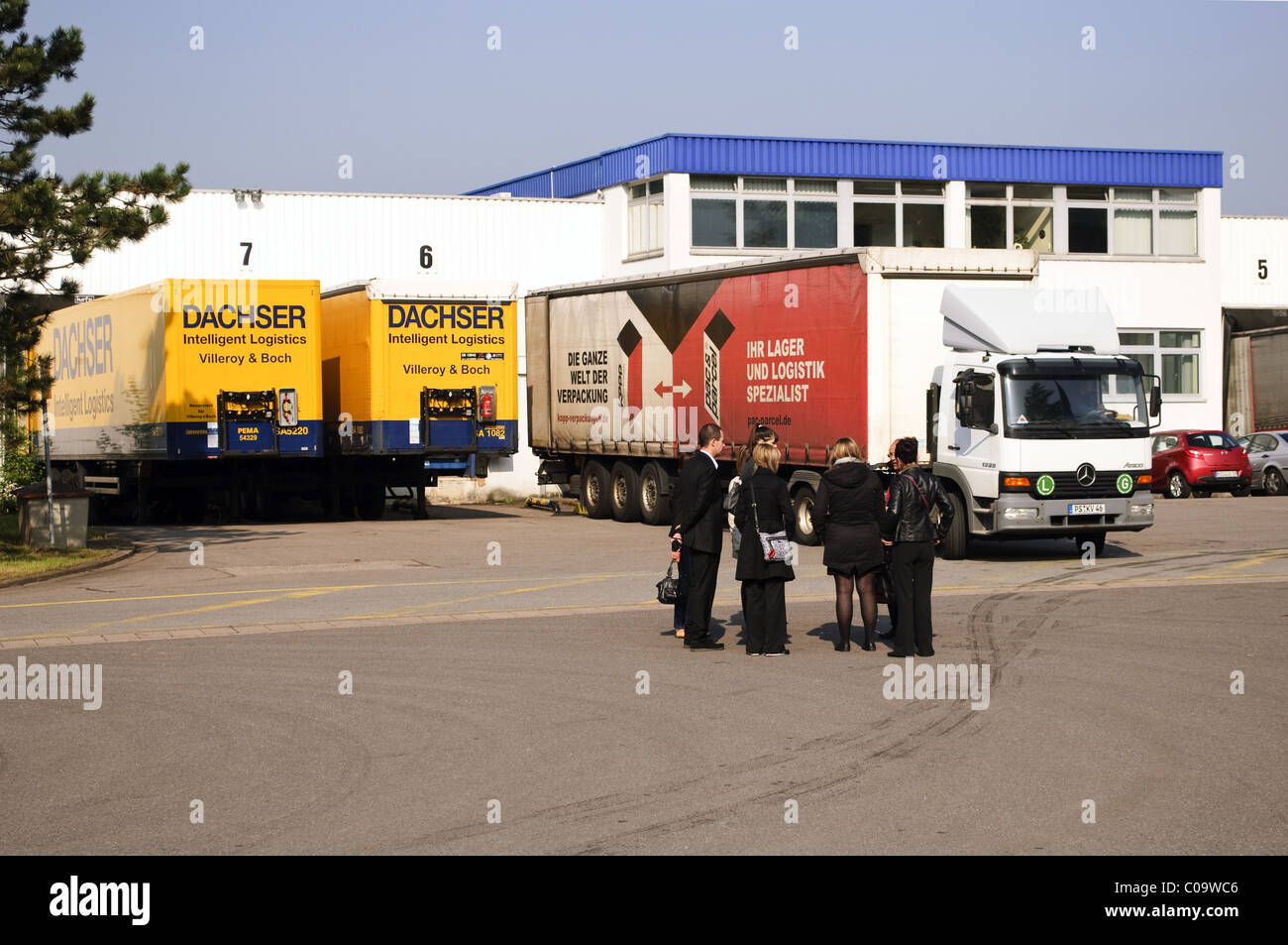 Villeroy & Boch factory distribution centre, Merzig, Saarland, Germany Stock Photo