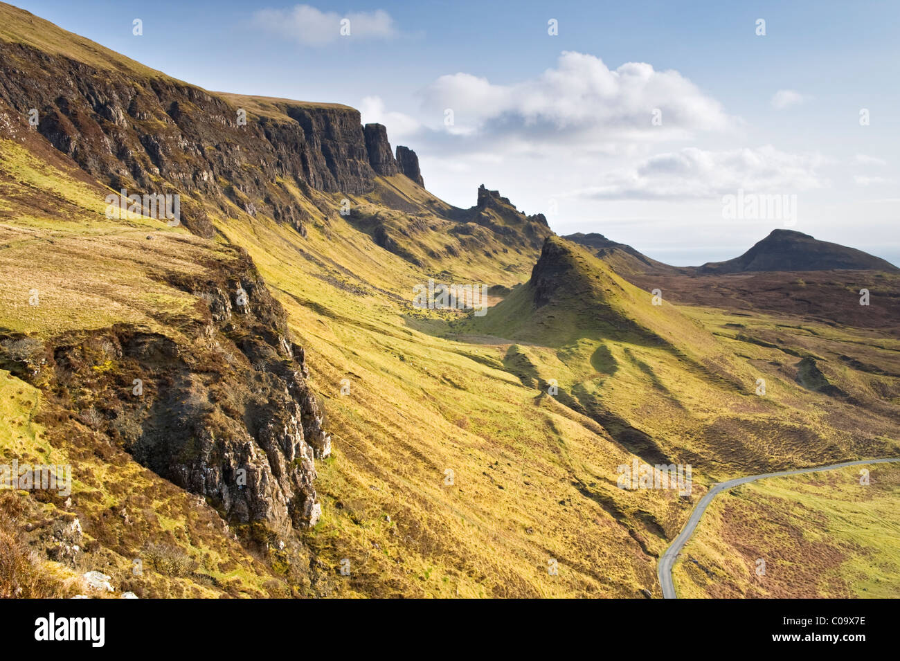 The Quiraing, Isle of Skye, Inner Hebrides, Scottish Highlands