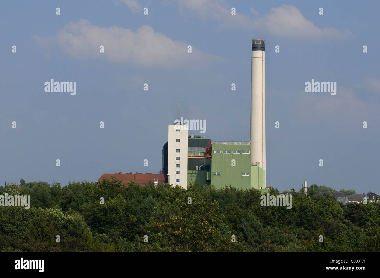 Waste incineration plant of the mbH Wuppertal waste management company