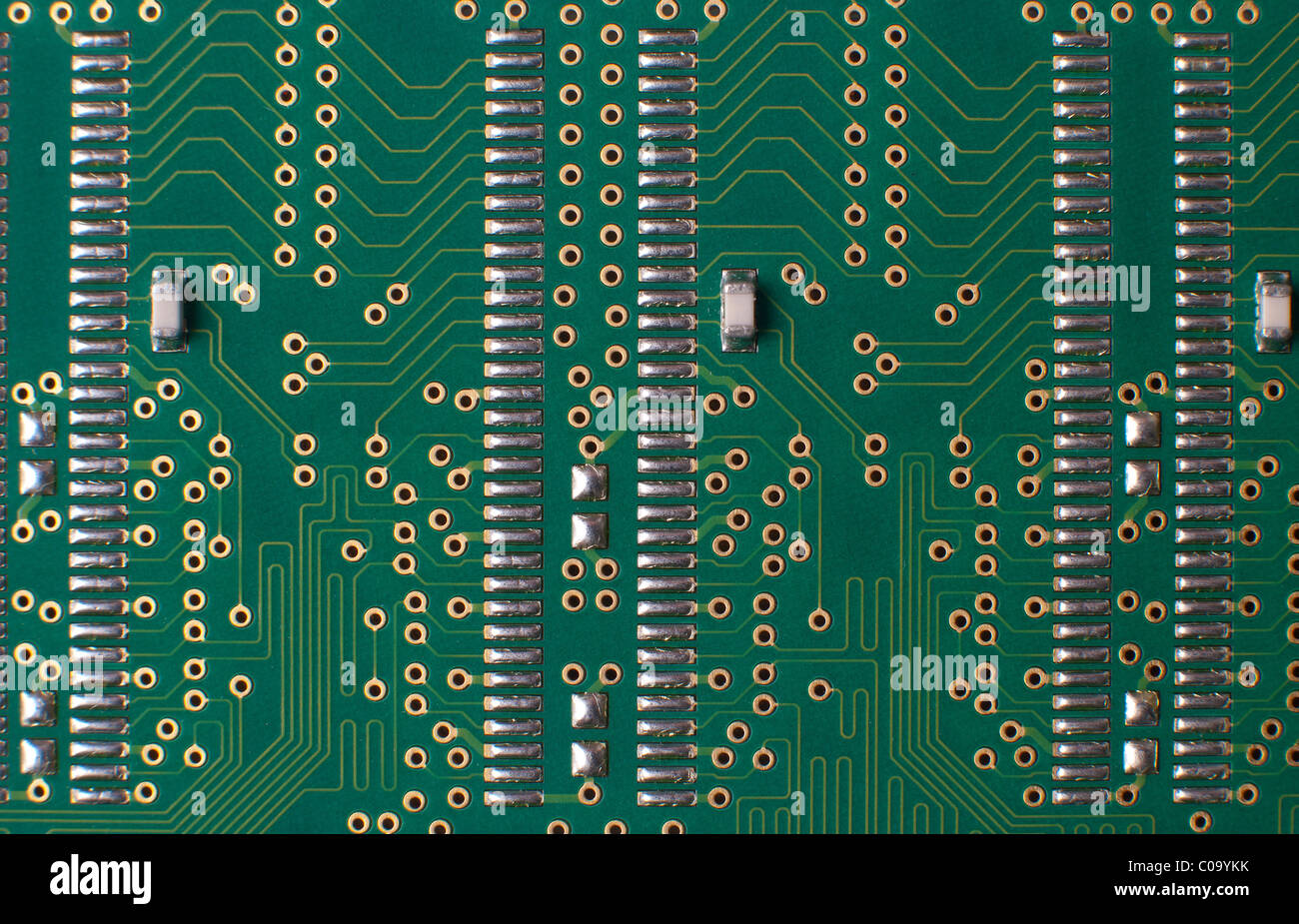Memory chip circuit board detail Stock Photo Alamy