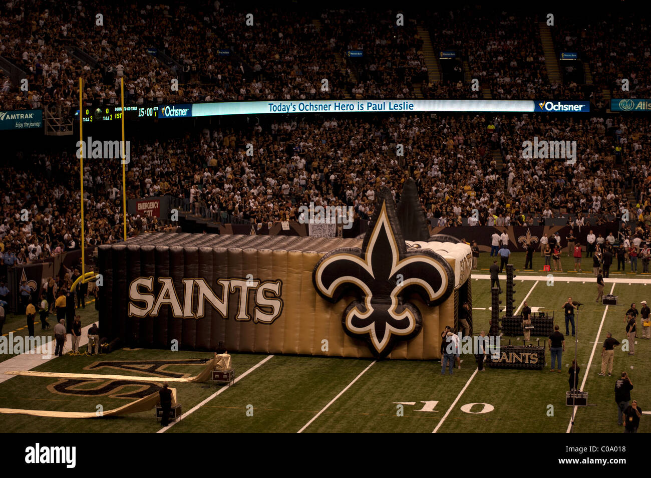 New Orleans Saints Celebrate Superbowl Win At NFL's Opening Game Of ...