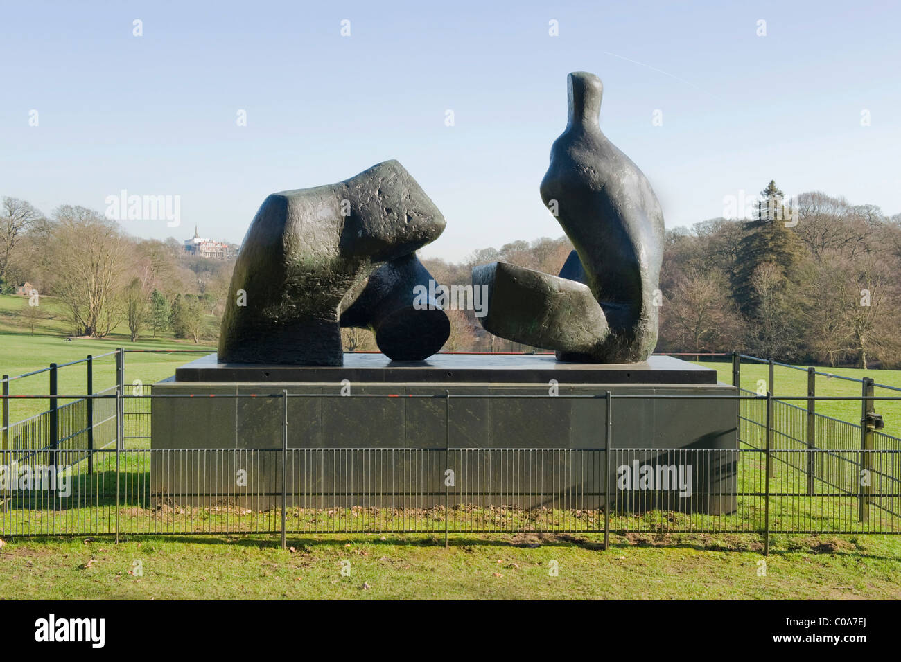 London Kenwood House modern contemporary bronze statue or sculpture Two ...