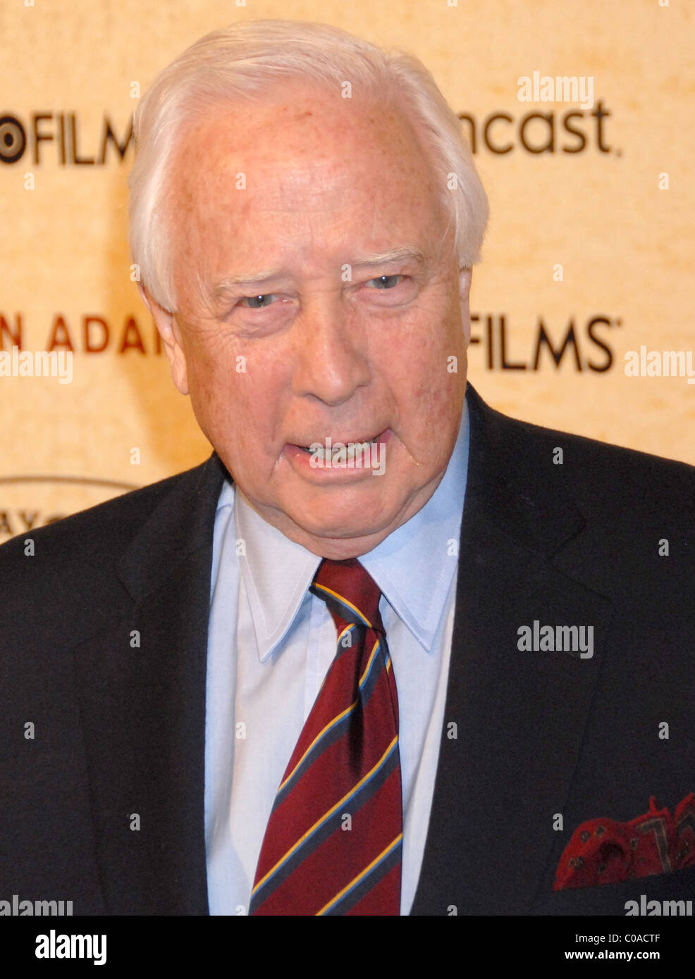 David McCullough Screening of of HBO's new mini series 'John Adams' at the National Constitution Center  Philadelphia, USA - Stock Photo