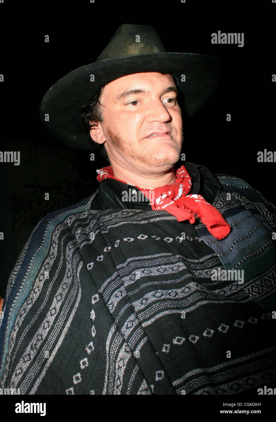 Quentin Tarantino dressed up in Halloween costume for a party at the