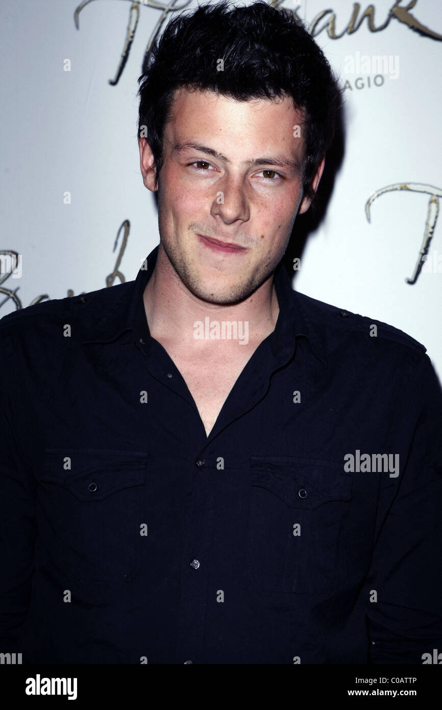 Cory Monteith 2 - Way Birthday hosted by the cast of Kyle XY at The Bank night club inside the Bellagio Hotel Casino Las Vegas, Stock Photo