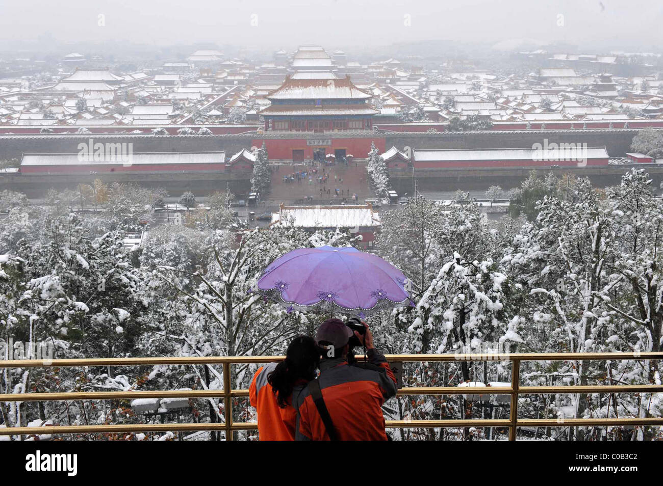 Unusually early snowfall arrives in China. The extreme weather