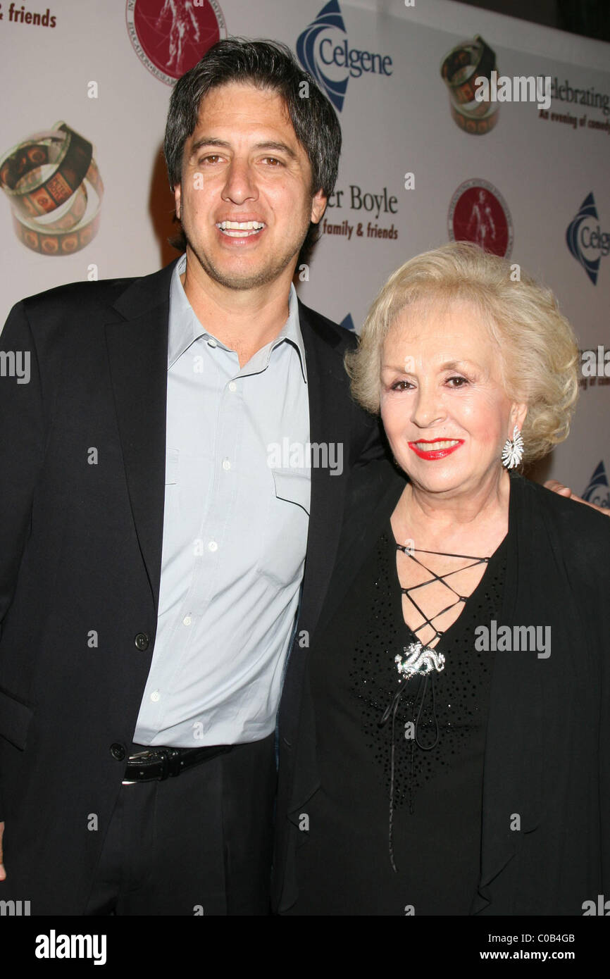 Ray Romano, Doris Roberts Celebrating Peter Boyle:  An Evening of Comedy with Family & Friends held at the Wilshire Ebell Stock Photo