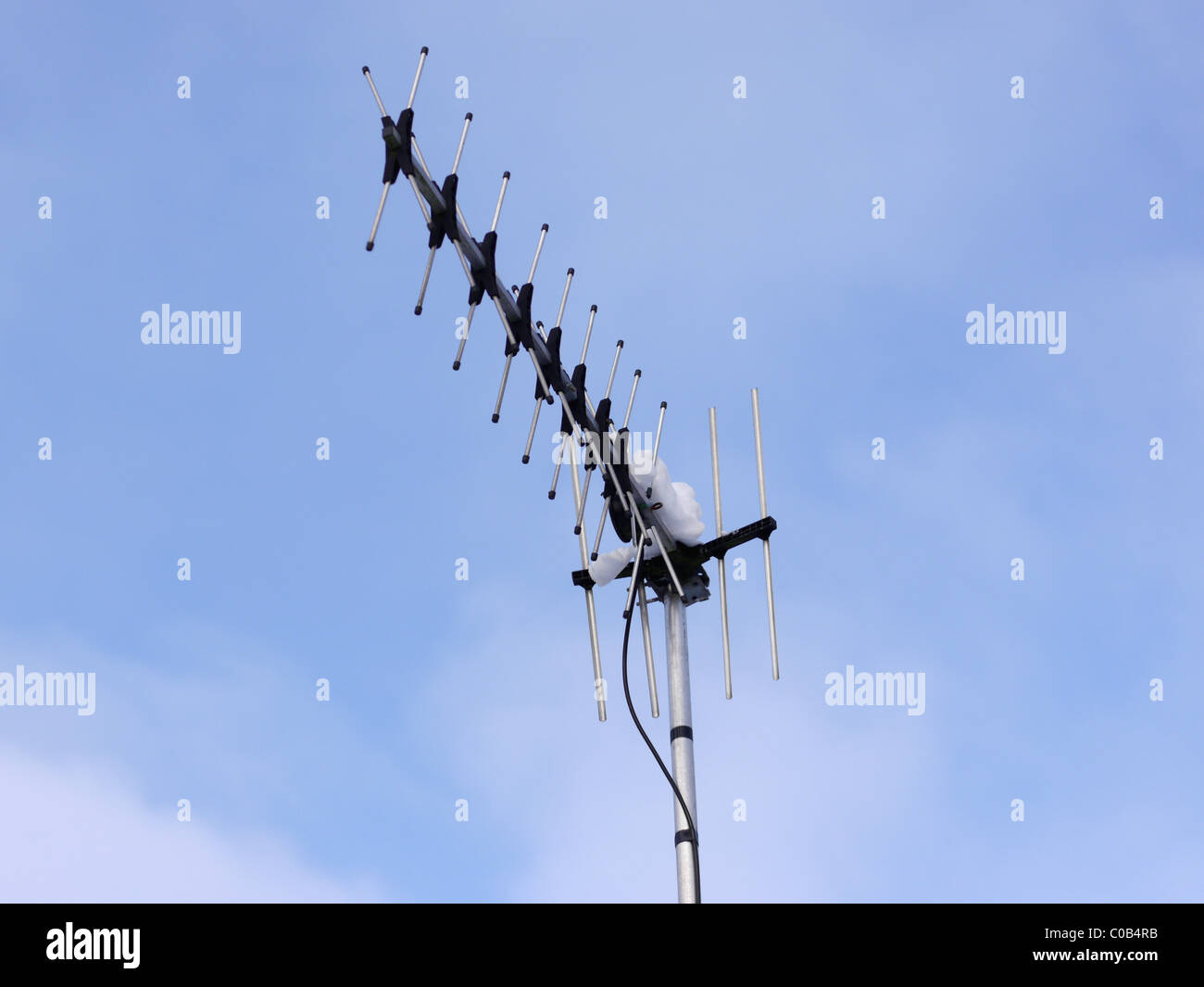 tv aerial analogue Stock Photo Alamy