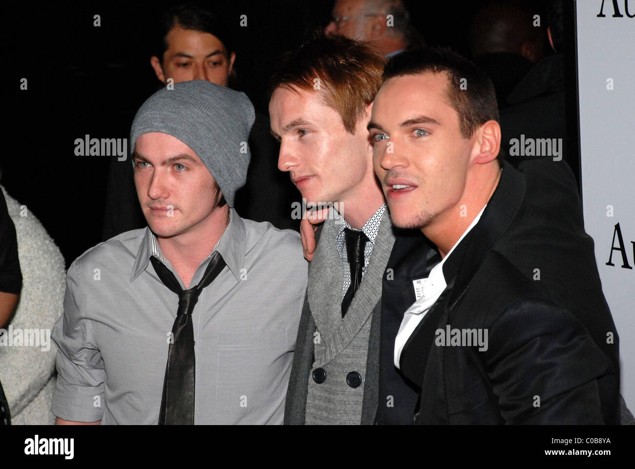 Jonathan rhys meyers and brothers hires stock photography and images