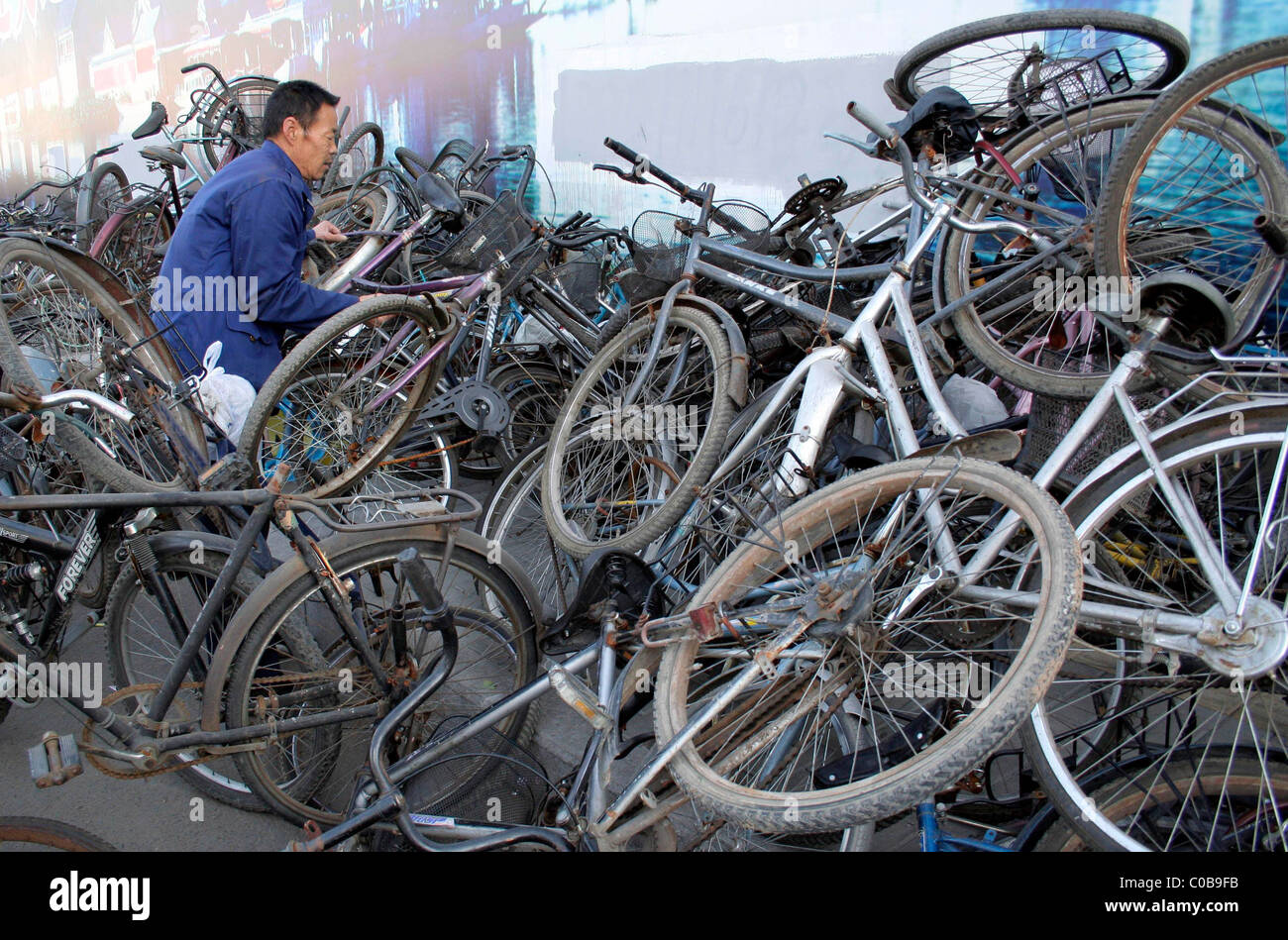 Dude Where S My Bike Disgruntled Cyclists In Beijing China Search High And Low For Their Lost Bikes Amid Mountains Of Stock Photo Alamy Dude Where S My Bike Disgruntled Cyclists In Beijing China Search High And Low For Their Lost Bikes Amid Mountains Of Stock Photo Alamy