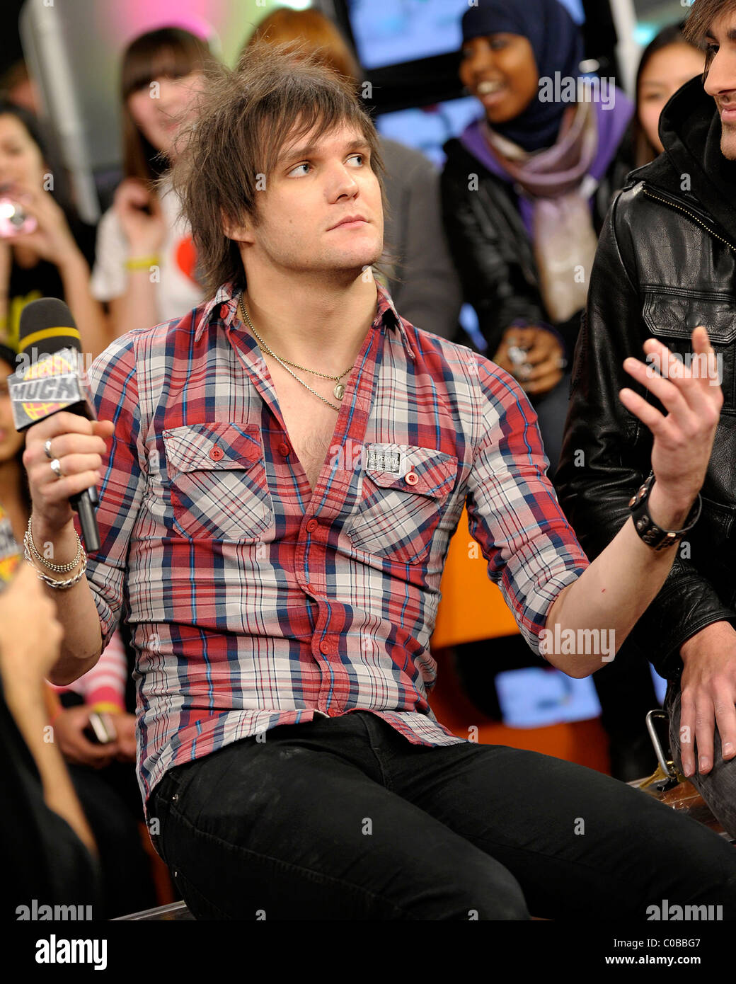 Martin Johnson of the band, 'Boys Like Girls' on MuchMusic's 'Much On