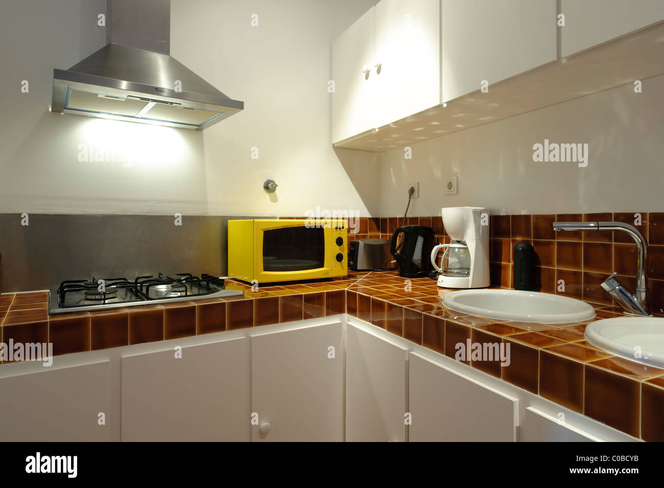 Small modern kitchen Stock Photo