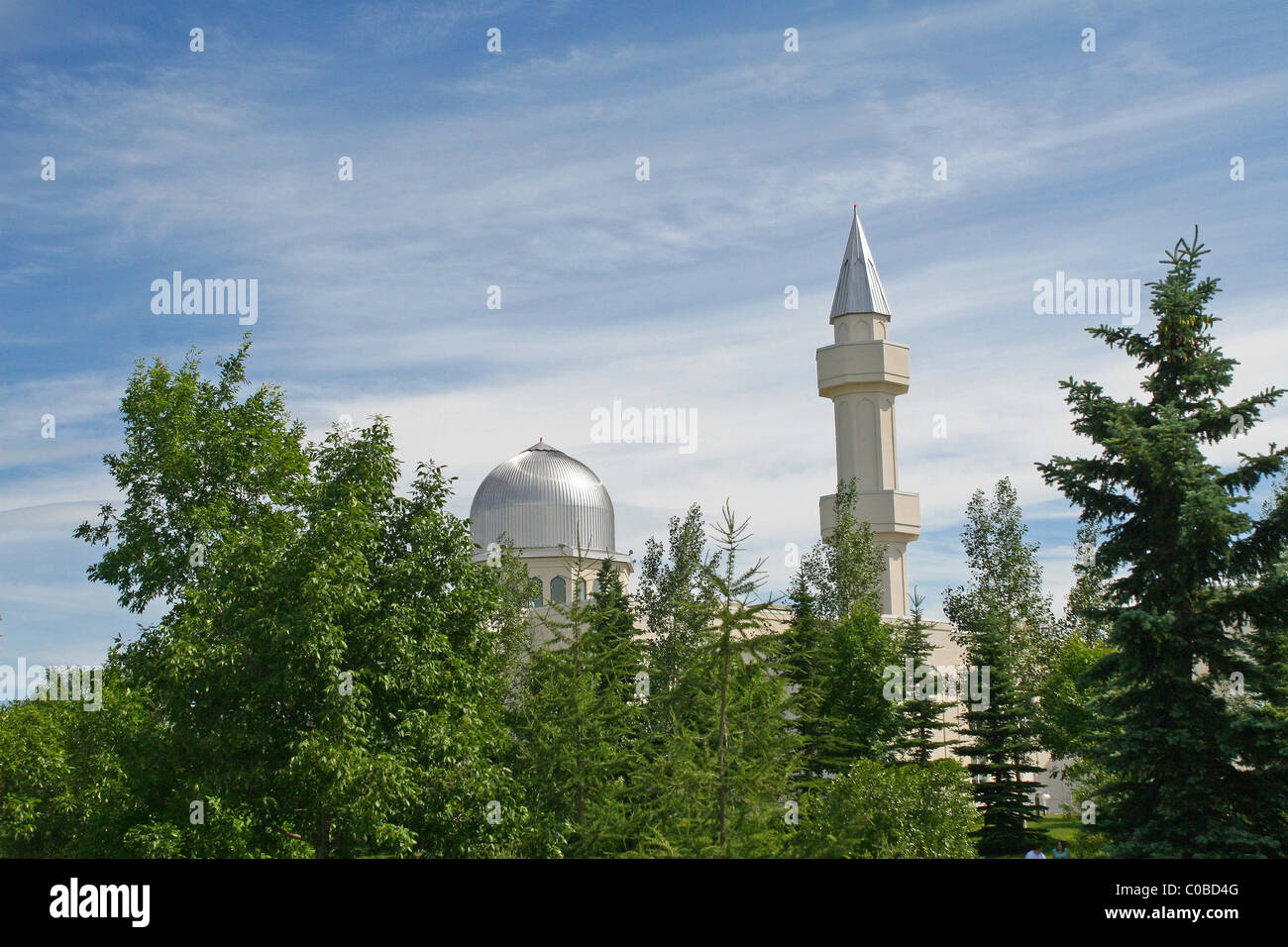Muslim mosque in Calgary, Alberta Stock Photo