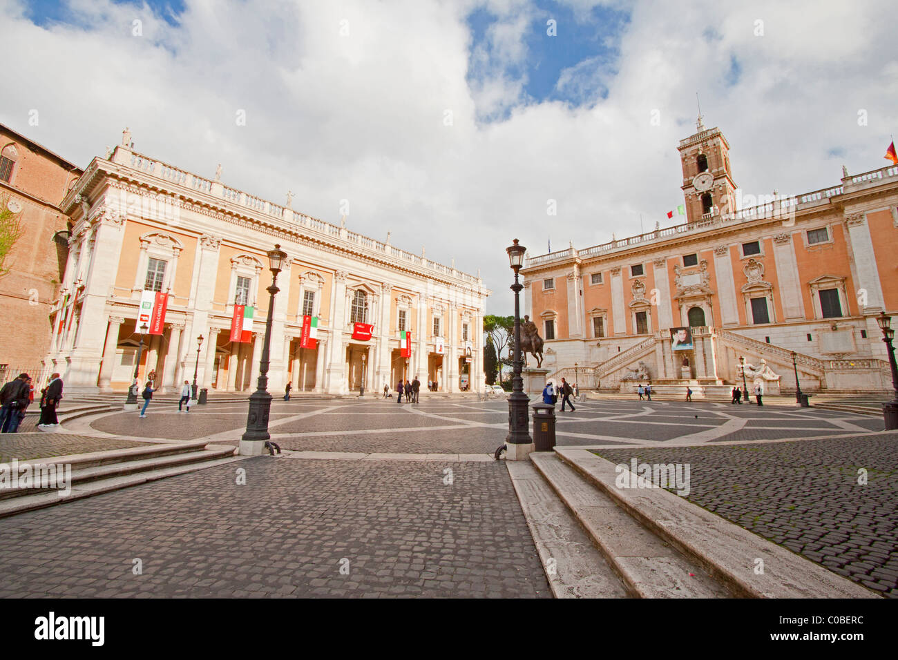 Capitoline hill, main view, Rome, Italy, Europe Stock Photo - Alamy