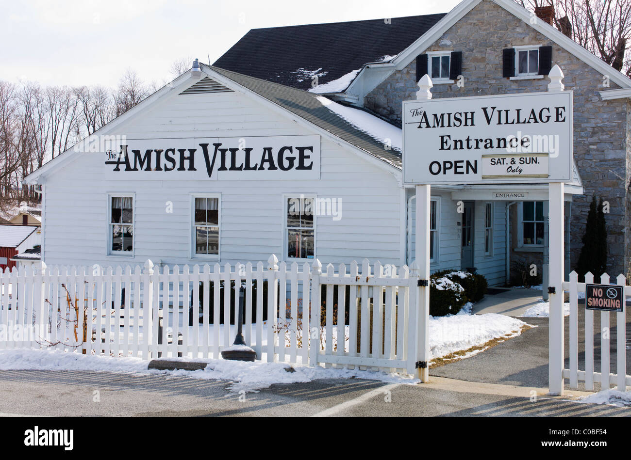 The Amish Village Lancaster County Pennsylvania USA Stock Photo Alamy