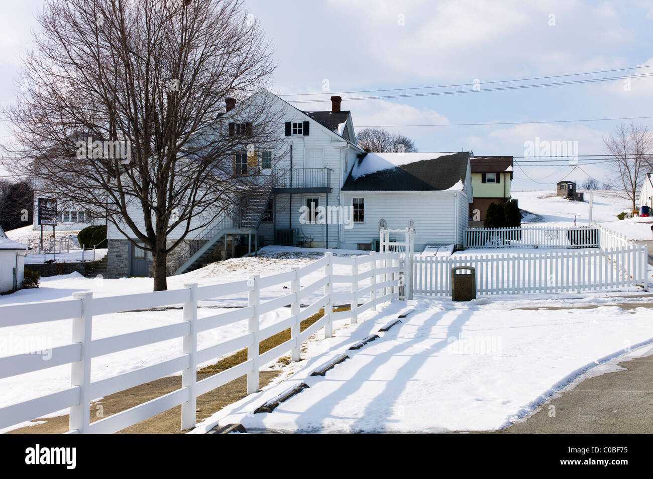 The Amish Village Lancaster County Pennsylvania USA Stock Photo Alamy