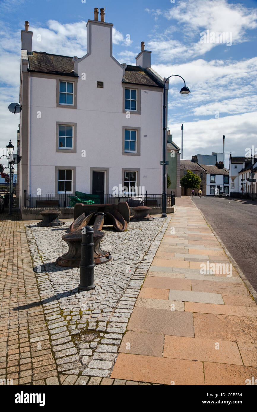 A house in the harbour of Irvine in Scotland Stock Photo Alamy