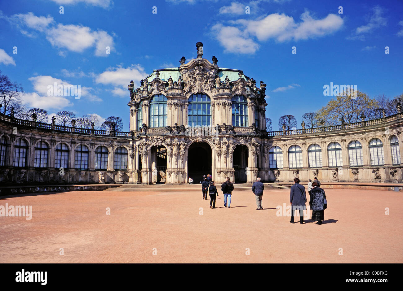 Dresden, Germany. Zwinger Palace - now museum and art gallery Stock Photo