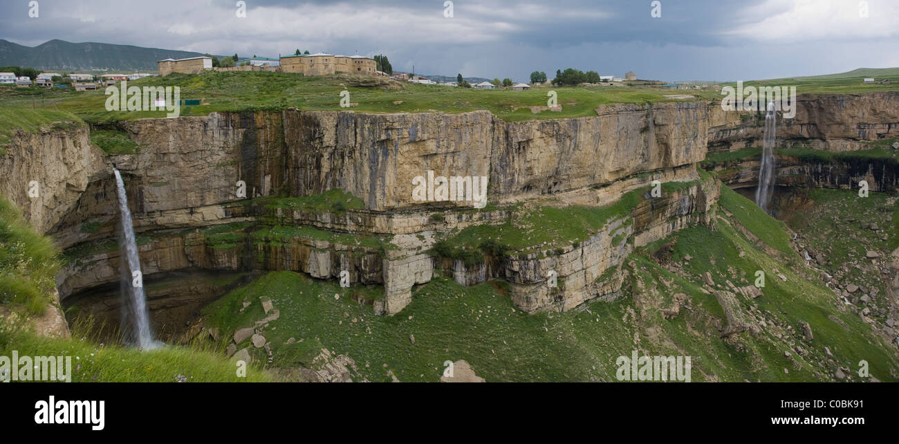 A mountain in Dagestan near aul Khunsakh Stock Photo