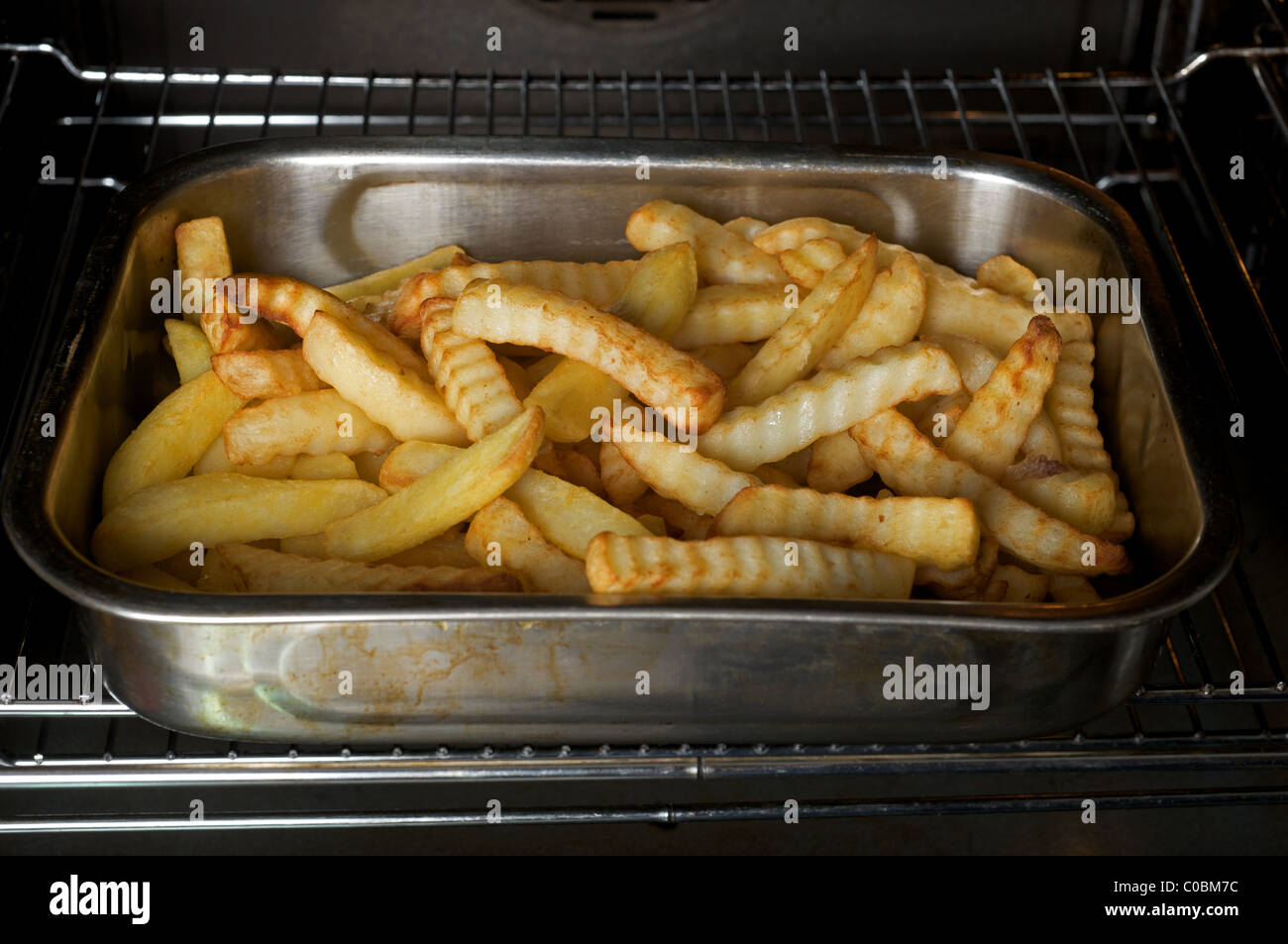 Ovenready frozen chips Stock Photo Alamy