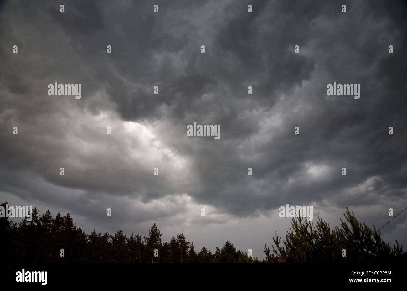 Stormy cloud background Stock Photo