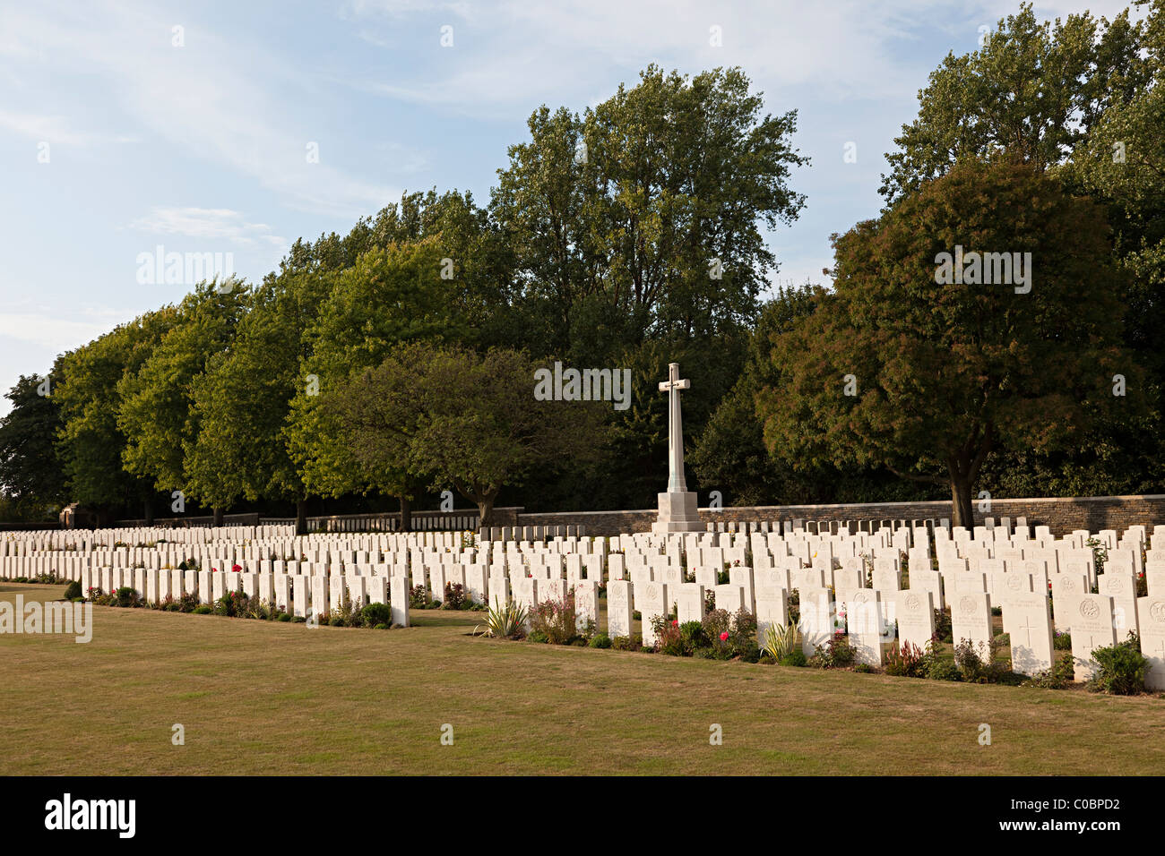 Canadian cemetery no. 2 at Vimy Ridge France Stock Photo