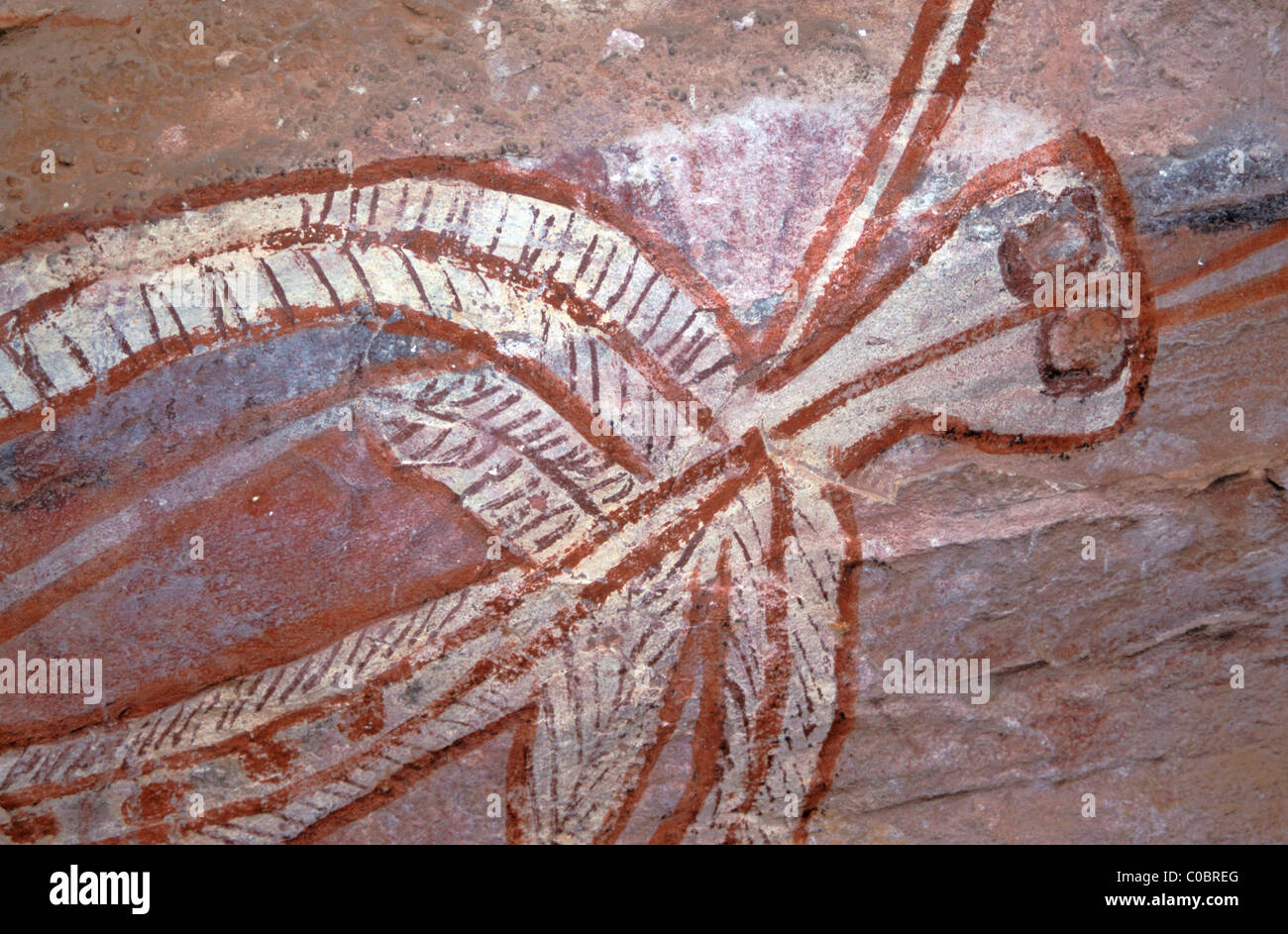 Aboriginal Rock Art Stock Photo
